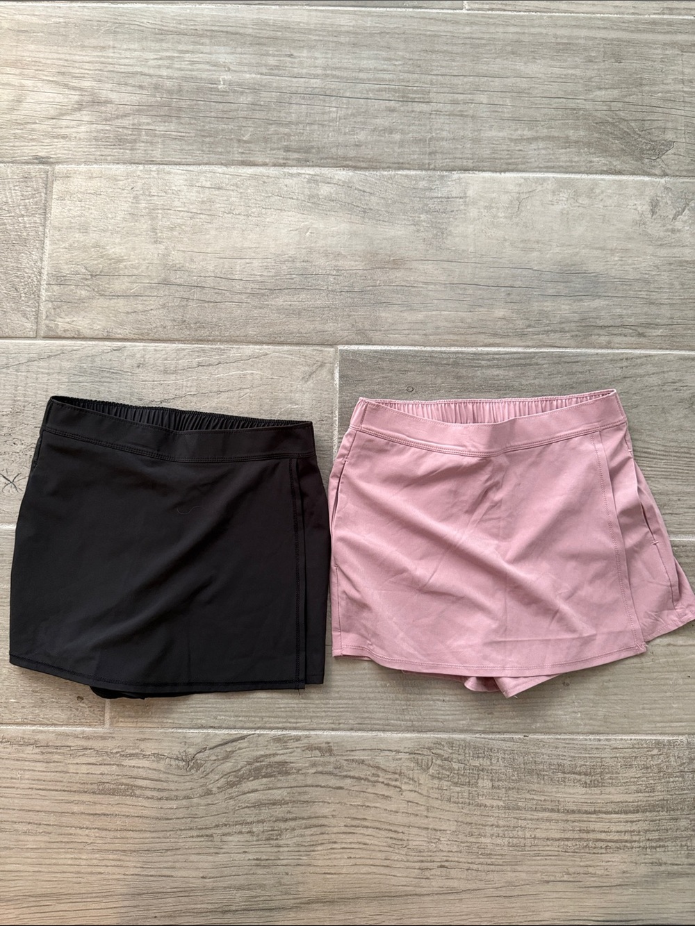 Girls' Active Skort - Pink and Black(pair)